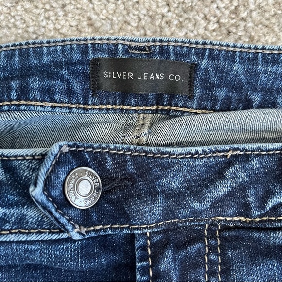 Silver Jeans Co. size W29/L31  Tuesday slim boot women’s faded blue Jean - Picture 4 of 12